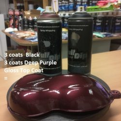 full dip deep purple candy pearl