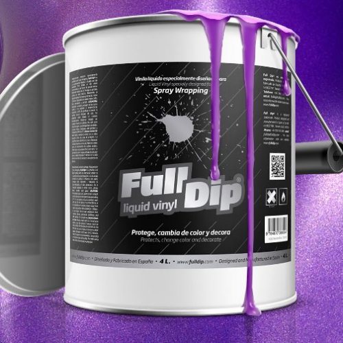 full dip violet metalizer 4 litre ready to spray